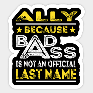 ALLY Sticker